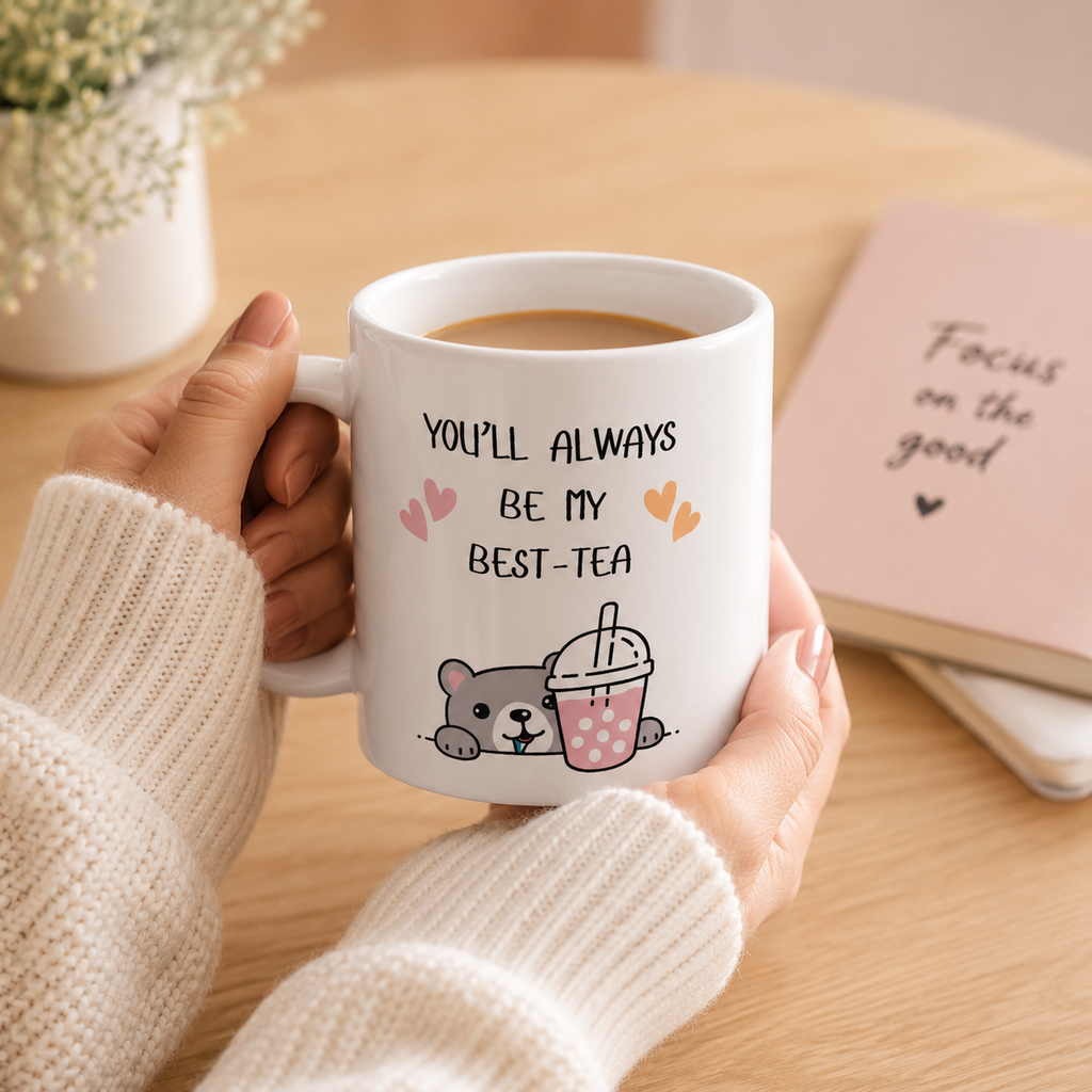 Premium Cute Ceramic Coffee Cup – Stylish Everyday Drinkware